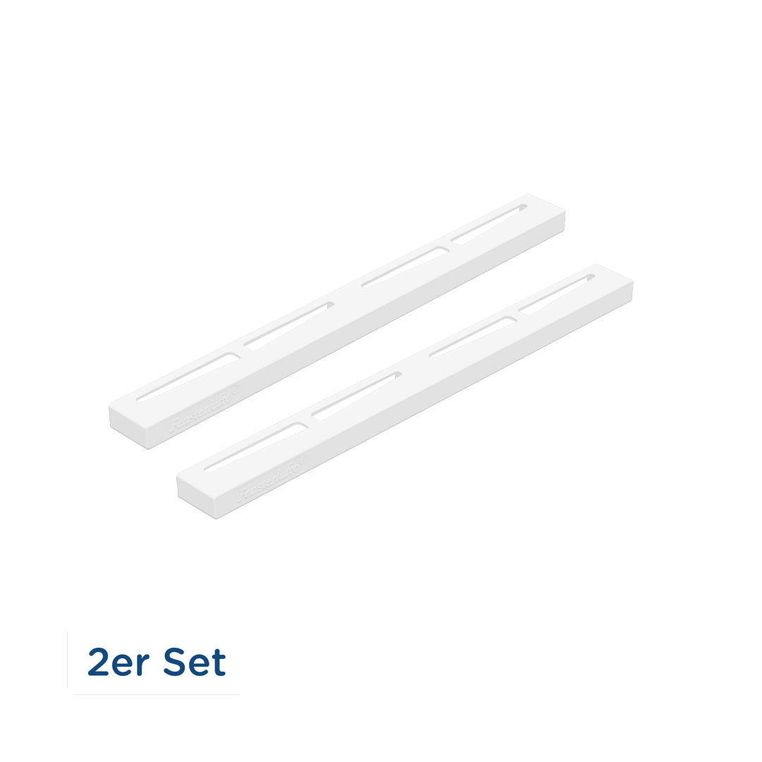 Fensterluefto selbstklebend weiß 2er Set